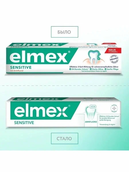 

Зубная паста Elmex Sensitive для чувствительных зубов 75 мл