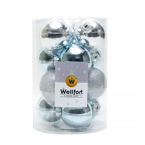 Набор стеклянных шаров МН WPGB-TR319 6см 12шт