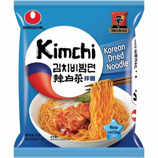 Лапша Nongshim с обжаренной кимчи быстрого приготовления 132 г