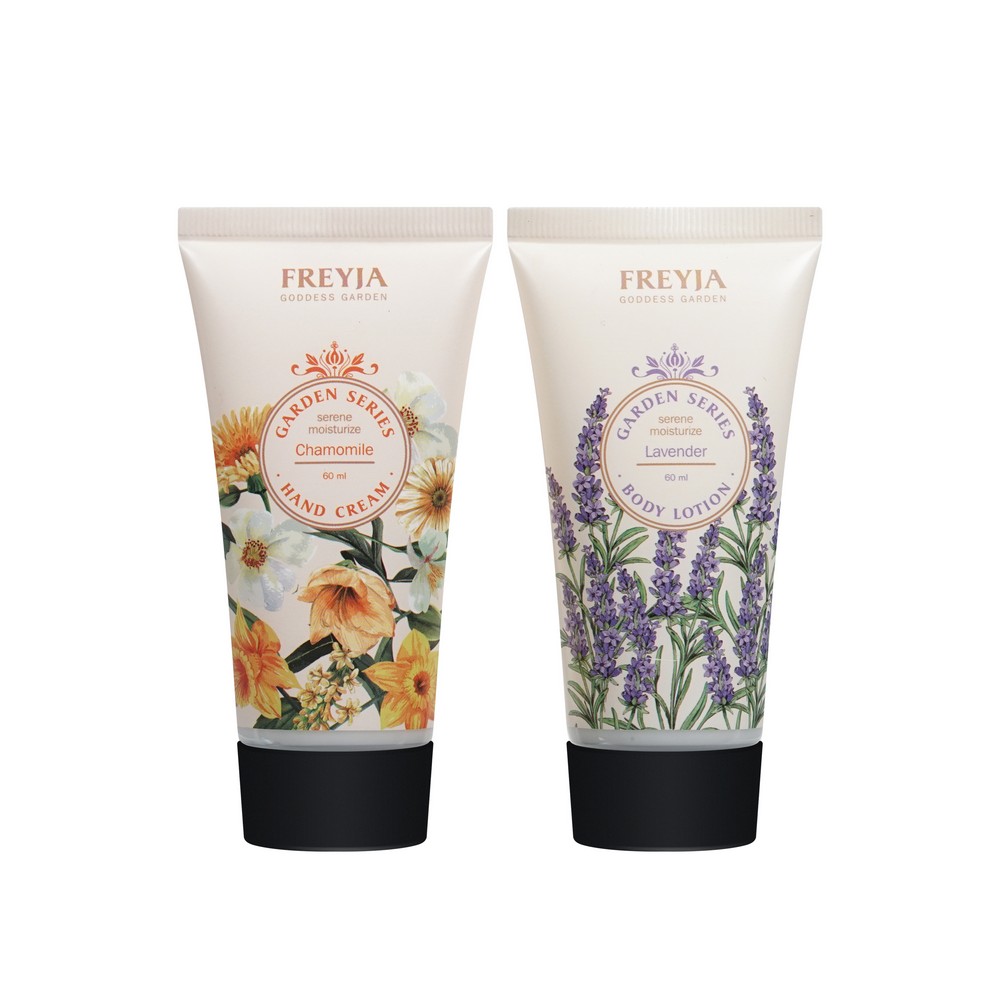

Подарочный набор Freyja: крем для рук 60 мл, скраб для тела 100 мл, лосьон для тела 60 мл, гель для душа 100 мл