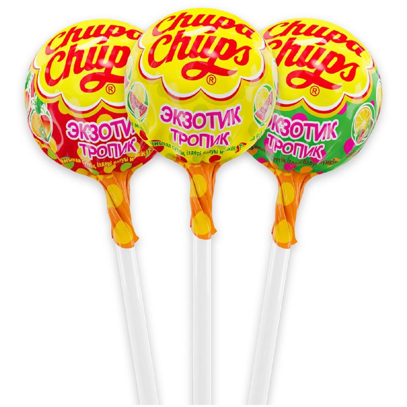 

Карамель Chupa Chups Экзотик-Тропик 12 г 1 шт. вкус в ассортименте