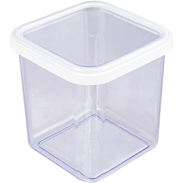 Банка для сыпучих продуктов Forma Cubbo Scandi, белая, 0.9 л