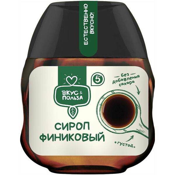 Сироп Вкус&Польза Финиковый 240 г