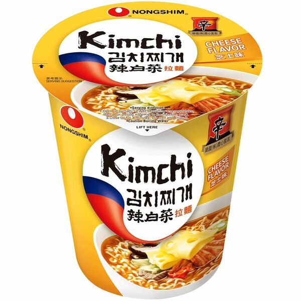 Лапша Nongshim Кимчи Рамен с сырным вкусом быстрого приготовления 70 г