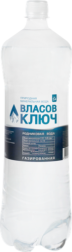 

Вода Родниковая Власов ключ минеральная газированная 1.5 л