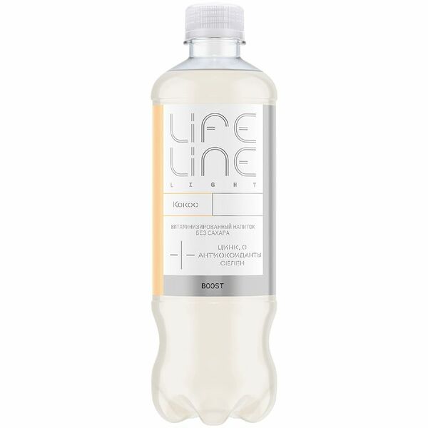 Напиток безалкогольный Lifeline Boost Light со вкусом кокоса негазированный 500 мл