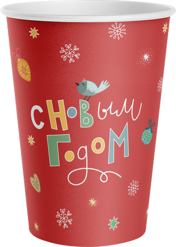 

Стакан бумажный Пакетико Символ года 250 мл