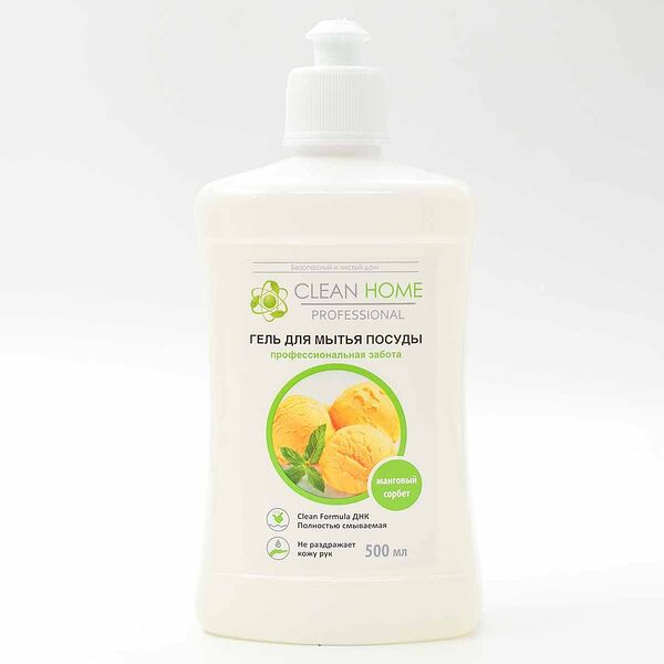 Гель для мытья посуды Clean Home Манговый сорбет 500 мл