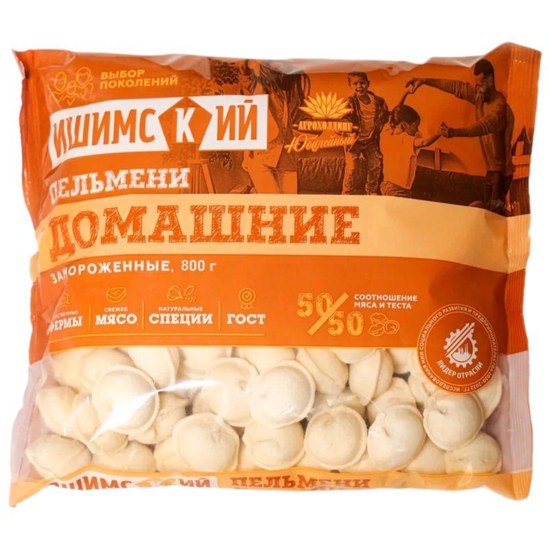 

Пельмени Ишимский мясокомбинат Домашние 800 г