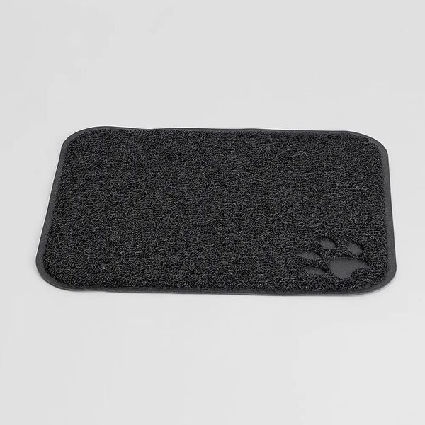 Коврик под туалет Rurri черный 45х37