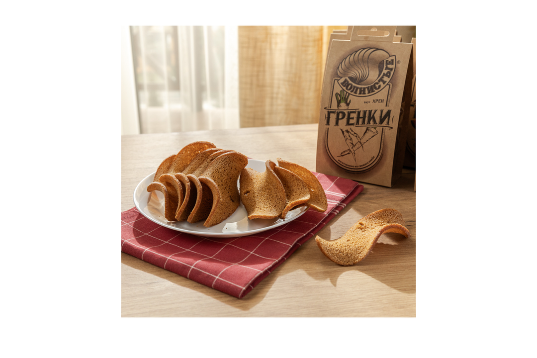 

Гренки Волнистые с хреном 75 г