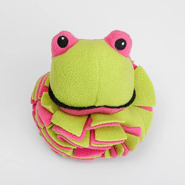 Игрушка для собак Лягушка, 13,5х11х11 см