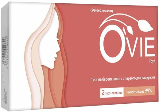 Тест на беременность O`vie 2 шт