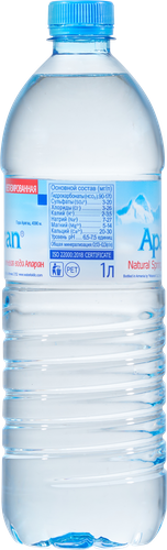 

Вода питьевая Aparan родниковая негазированная 1 л