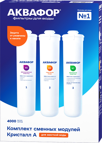 Комплект модулей сменных АКВАФОР фильтрующие