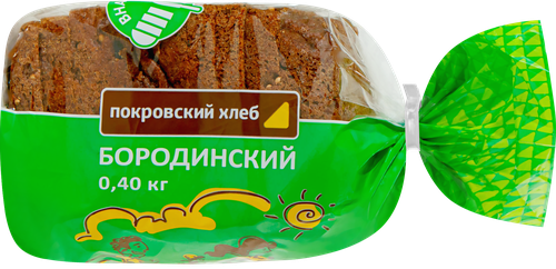 

Хлеб Покровский хлеб Бородинский нарезка 400 г