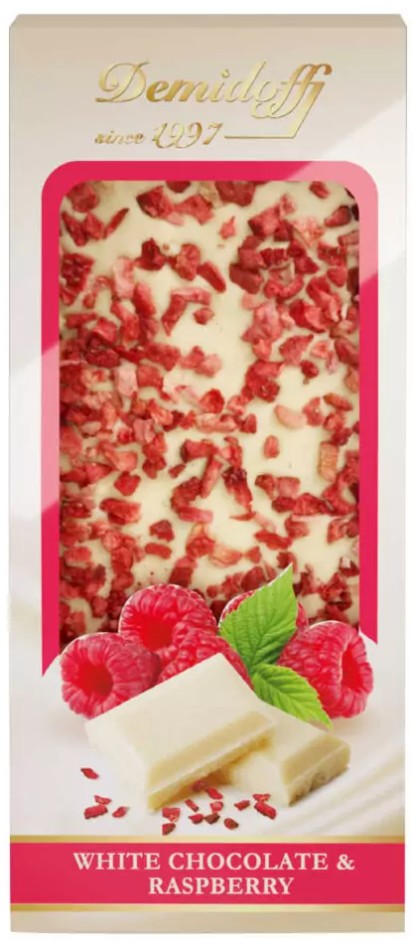 

Шоколад белый A.&A.Demidoff Малина 80 г