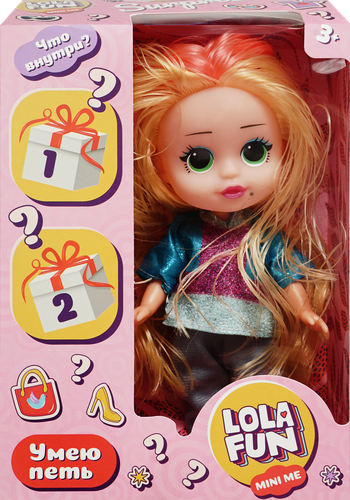 

Кукла Lola Fun с аксессуарами-сюрпризами, со звуковыми эффектами, Арт. MU-105B