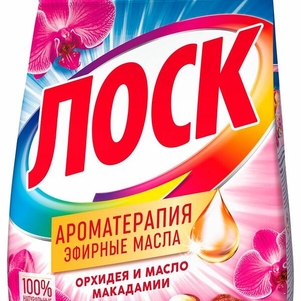 Стиральный порошок Losk Active-Zyme 6 Ароматерапия Малазийская орхидея и масло макадамии 4050 г