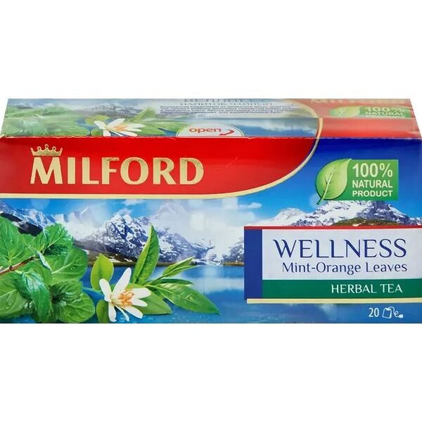 Чайный напиток травяной Milford Wellness в пакетиках