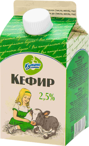 

Кефир Купино 2.5%, 400 мл