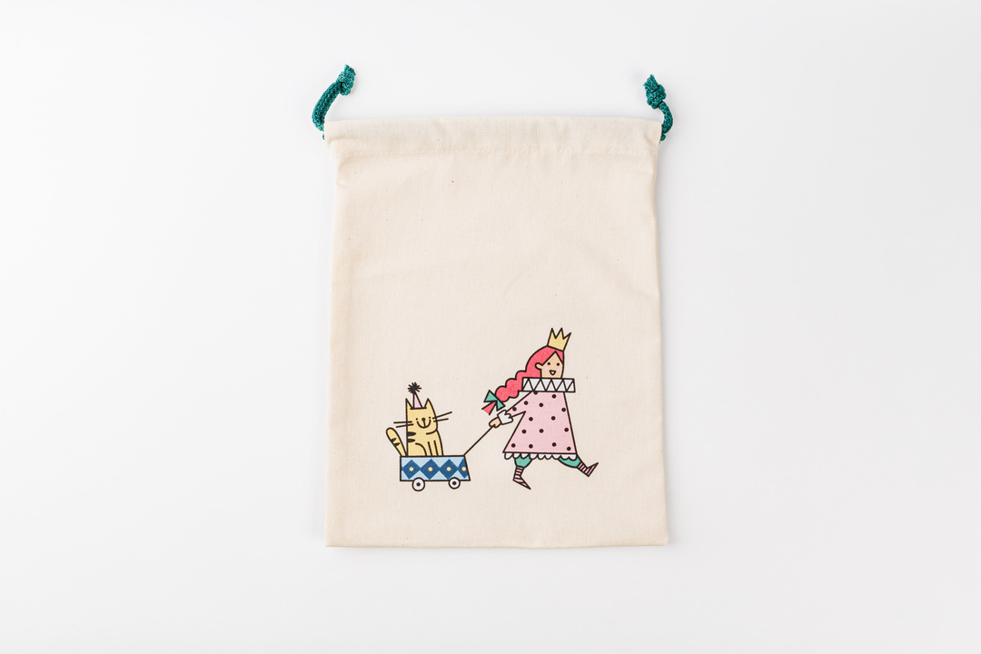 

Мешочек для подарков "Принцесса с котиком"