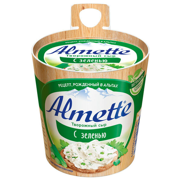 Сыр творожный Almette с зеленью, 60%, 150 г