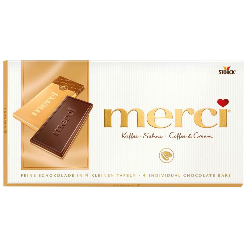 

Шоколад Merci Кофе и сливки 100 г