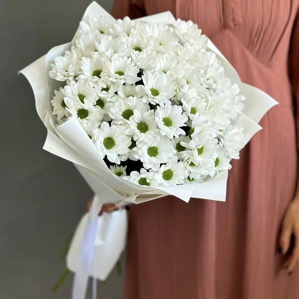 Букет из хризантемы «Ромашка»9штук