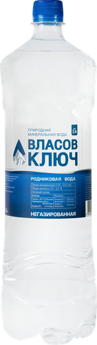 

Вода минеральная Власов ключ столовая, негазированная, 1.5 л