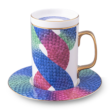 

Подарочный набор Императорский фарфоровый завод Лунный змей 3 предмета КН1