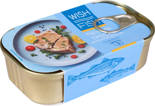 

Печень трески Wish Fish 115 г
