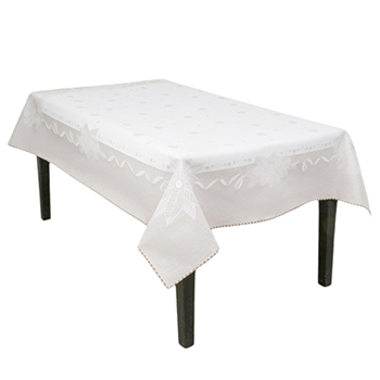 

Скатерть гобеленовая Vingi Ricami Чик Стелла бежевая 140 x 180 см