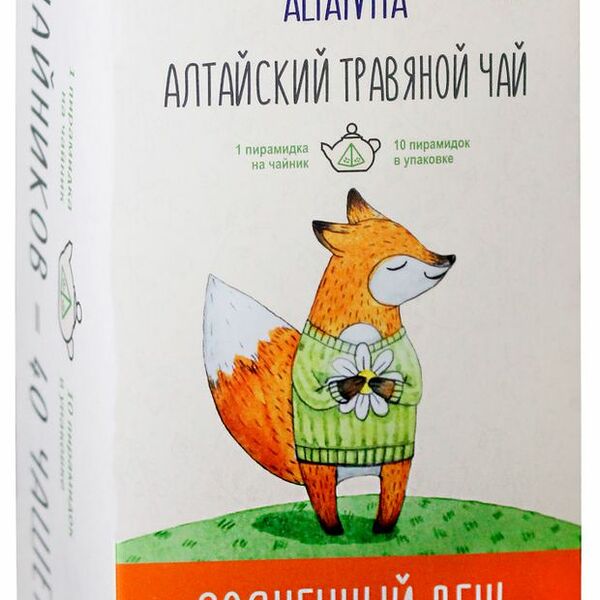 Чай травяной Altaivita Солнечный день в пирамидках 10 шт. 40 г