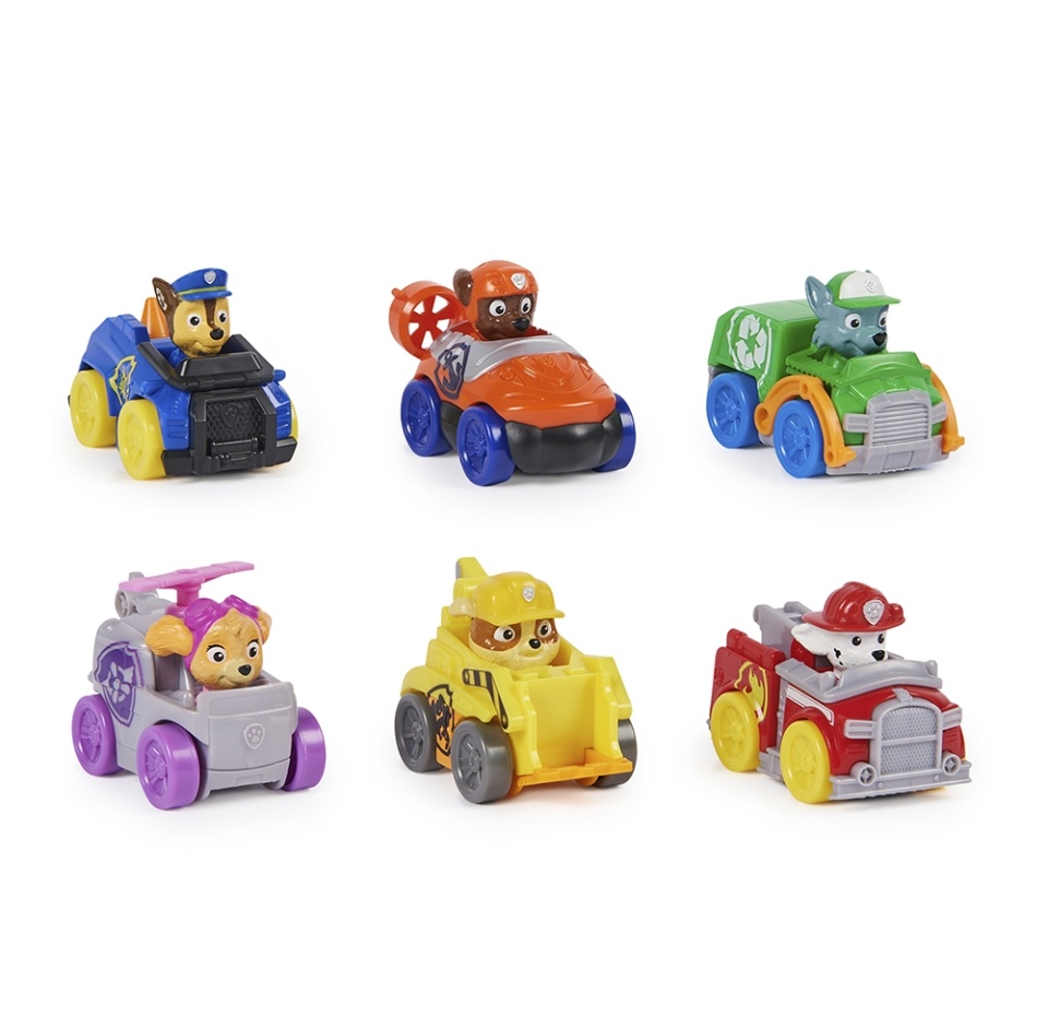 

Игровой набор Щенячий патруль 6 машинок 6 см, Китай