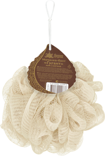 

Мочалка-бант для душа Банные Штучки Гигант, 1 шт. цвет в ассортименте