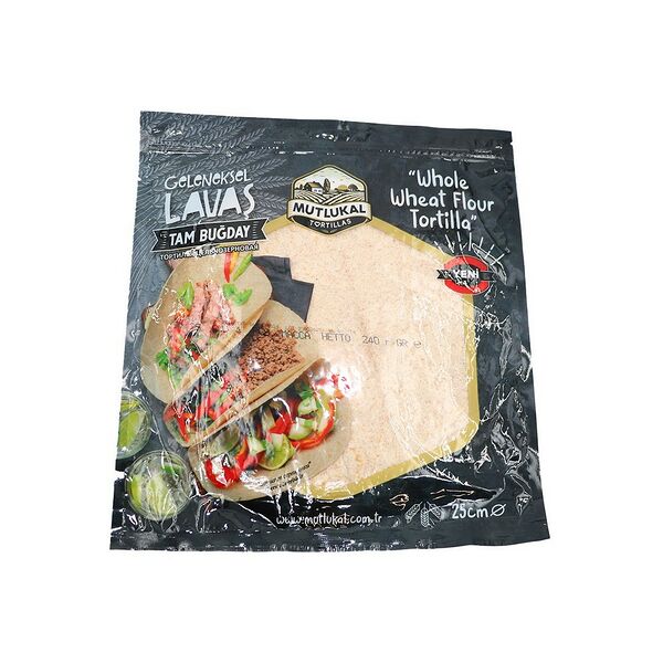 Тортилья пшеничная Mutlukal цельнозерн 240г