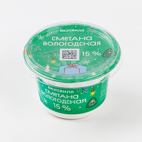Сметана 15% Вологодская