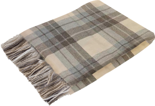 

Плед Горец бежево-коричневый 140х200 см