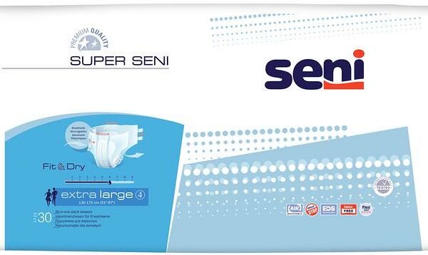 Подгузники для взрослых Seni Super размер XL 30 шт