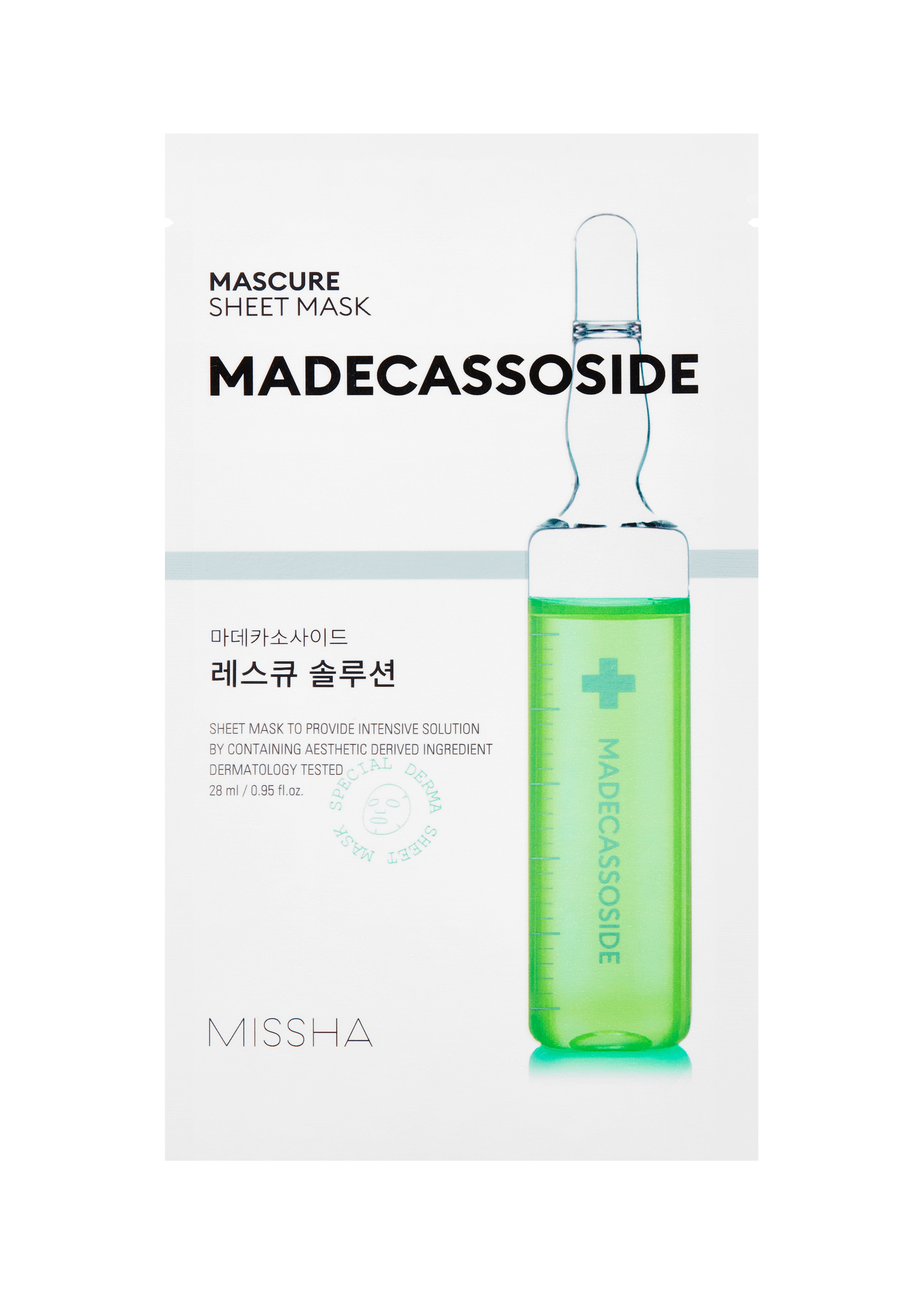

Маска Missha Mascure Madecassoside для восстановления ослабленной кожи 28 мл
