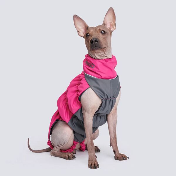 Жилетка мембрана с подкладкой девочка спина 34 грудь 55 малина