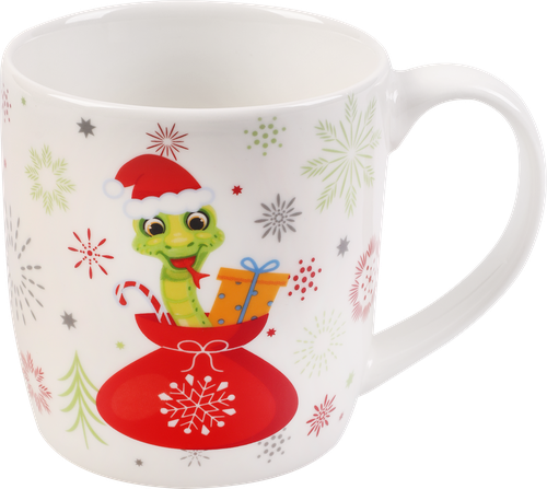 

Кружка Homeclub Змейка в домике 350 мл, дизайн в ассортименте