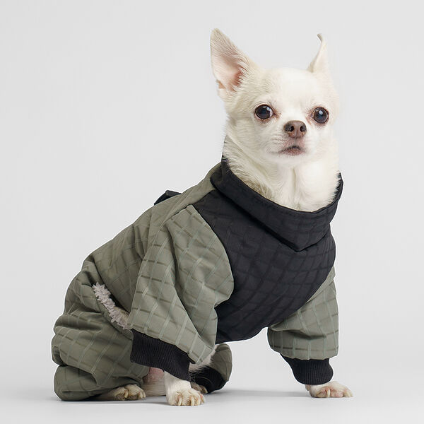 Комбинезон зеленый на замке M