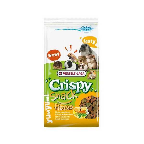 CRISPY SNACK FIBRES смешанный корм для грызунов с овощами, 650гр