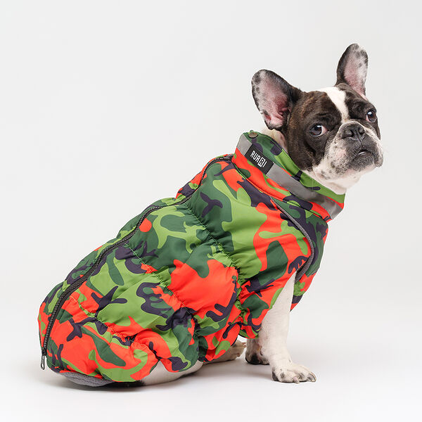 Куртка камуфляж зелено-оранжевая French4