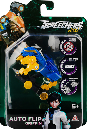 

Игрушка SCREECHERS WILD Дикие Скричеры. Машинка-трансформер Автофлип S5, в ассортименте