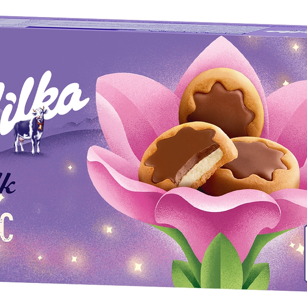 Печенье Milka Milk & Choc с молочной начинкой 150 г