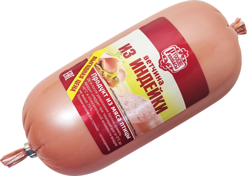 

Ветчина Русские колбасы из индейки, 1-й сорт, 500 г