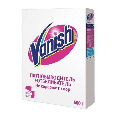 Пятновыводитель-отбеливатель Vanish Кристальная белизна 500 г